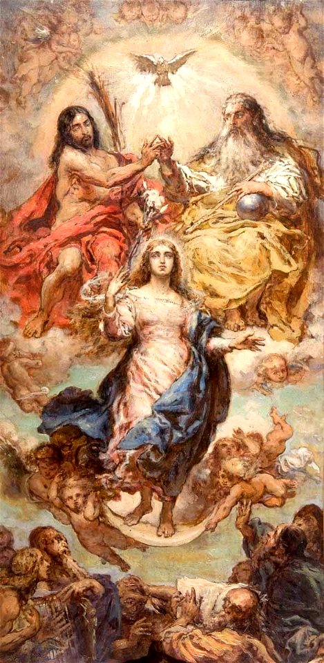 Jan Matejko - Wniebowzięcie Najświętszej Marii Panny