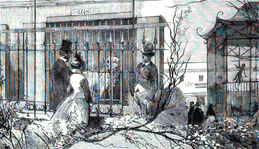 1876-09-30, La Ilustración Española y Americana, El Parque de Madrid (cropped) Casa de Fieras