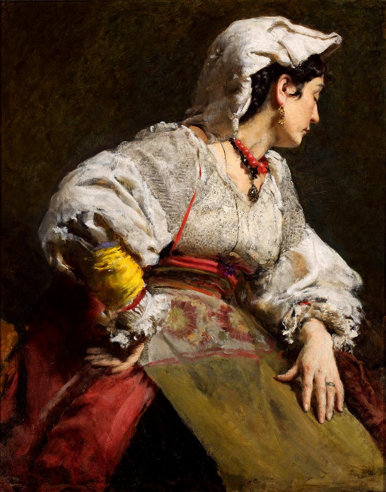 Wyczółkowski Study of an Italian woman