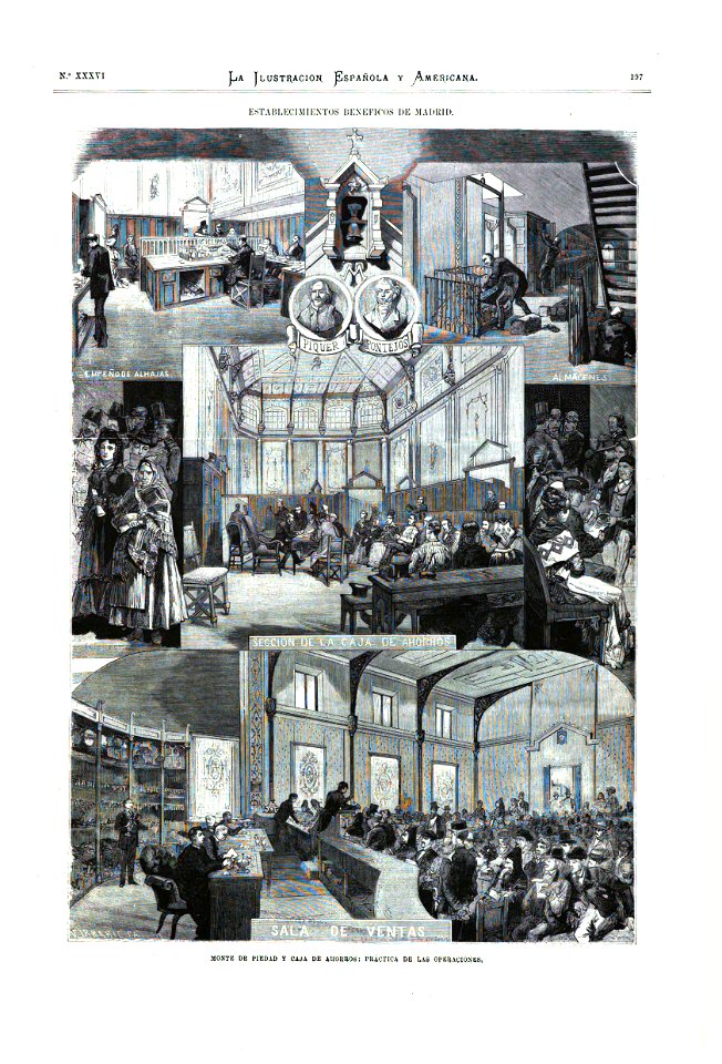 1876-09-30, La Ilustración Española y Americana, Establecimientos benéficos de Madrid