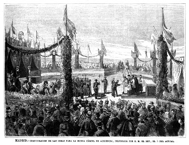 1877-02-15, La Ilustración Española y Americana, Madrid, Inauguración de las obras para la nueva cárcel de audiencia, celebrada por S. M. el rey, el 5 del actual