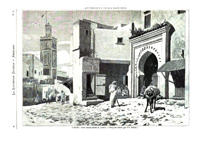 1877-01-15, La Ilustración Española y Americana, Tanjer, Vista tomada desde el zoco