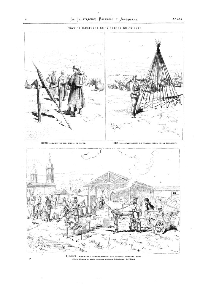 1877-07-08, La Ilustración Española y Americana, Crónica ilustrada de la Guerra de Oriente