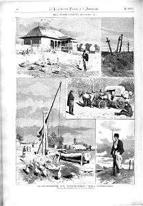 1877-07-22, La Ilustración Española y Americana, De Buckarest a Simnitza (apuntes de viaje). Free illustration for personal and commercial use.