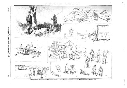 1877-12-15, La Ilustración Española y Americana, Apuntes de la Guerra de Oriente. Free illustration for personal and commercial use.