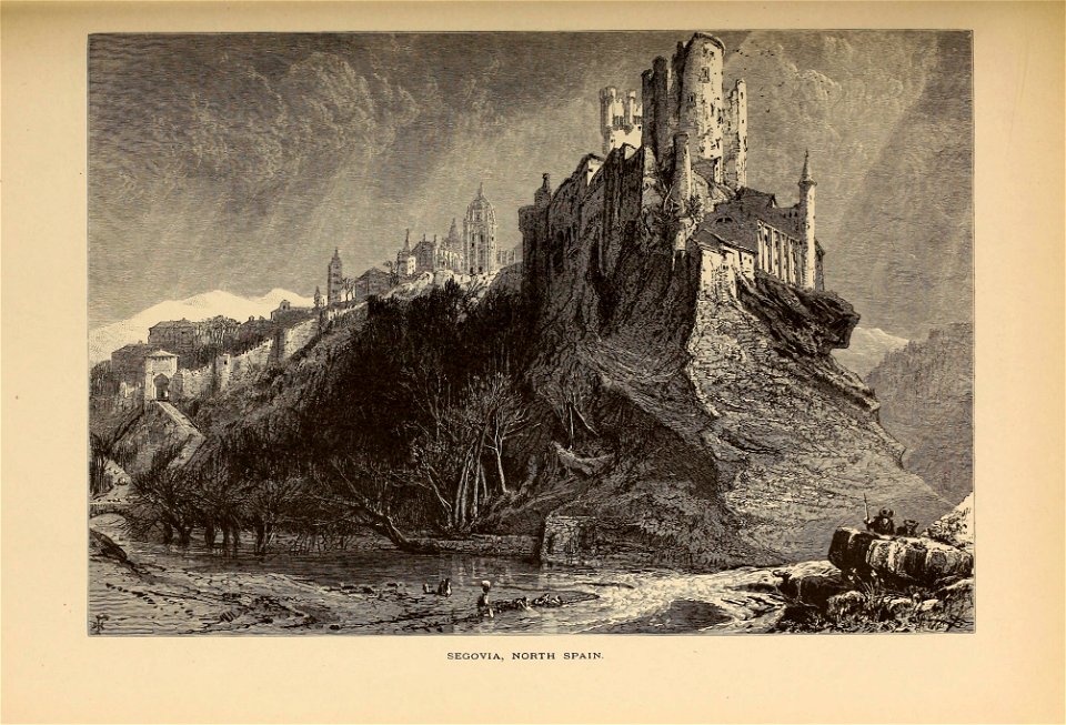 1878, Picturesque Europe, vol II, Segovia, North Spain