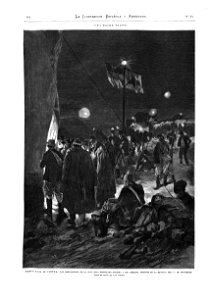 1877-10-30, La Ilustración Española y Americana, Campo ruso de Plewna, Las ambulancias de la Cruz Roja prestando socorro á los heridos, despues de la batalla del 11 de septiembre