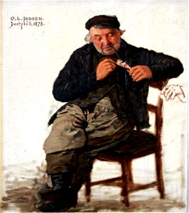 1878 Jessen Portraitstudie Mann anagoria