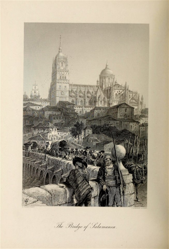 1878, Picturesque Europe, vol II, The Bridge of Salamanca