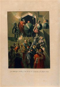 1879, El ingenioso hidalgo D. Quijote de la Mancha, Los enemigos crecen, y las voces se aumentan y el peligro carga, Mestres