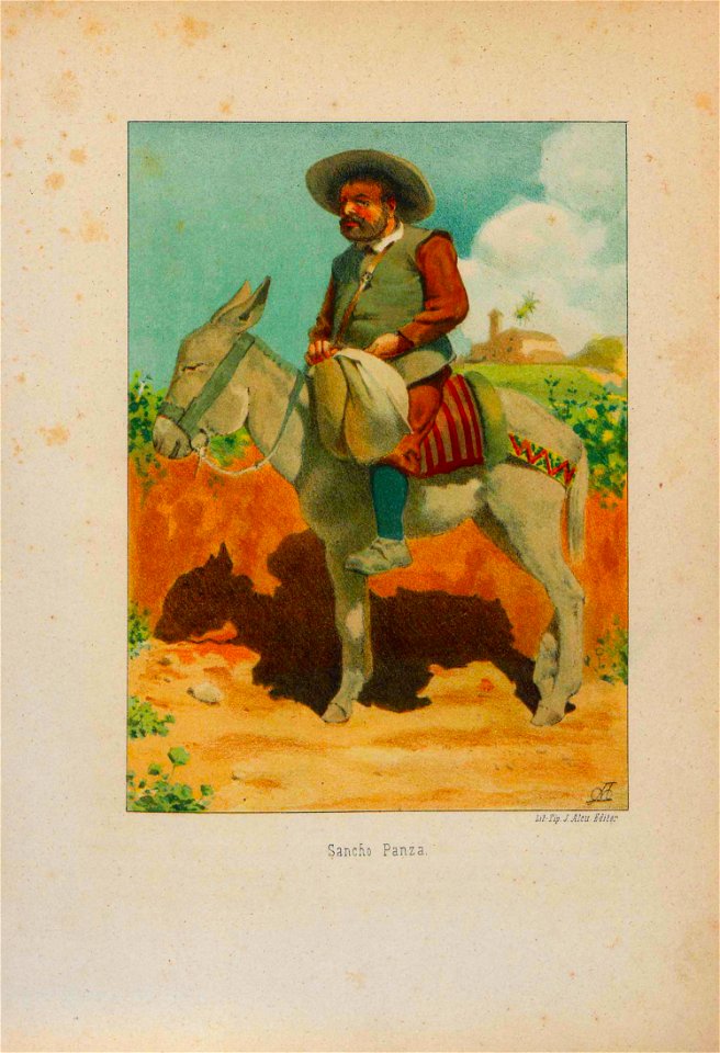 1879, El ingenioso hidalgo D. Quijote de la Mancha, Sancho Panza, Mestres