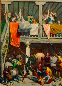 1879, El ingenioso hidalgo D. Quijote de la Mancha, Toda la venta eran llantos, voces, gritos, Mestres (cropped)