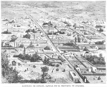 1879-12-31, La Ilustración Española y Americana, Panorama de Copiapó, capital de la provincia de Atacama