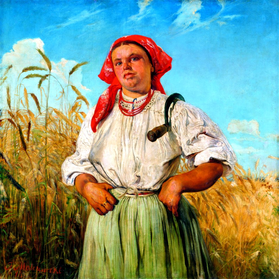 Jacek Malczewski - Żniwiarka 1879
