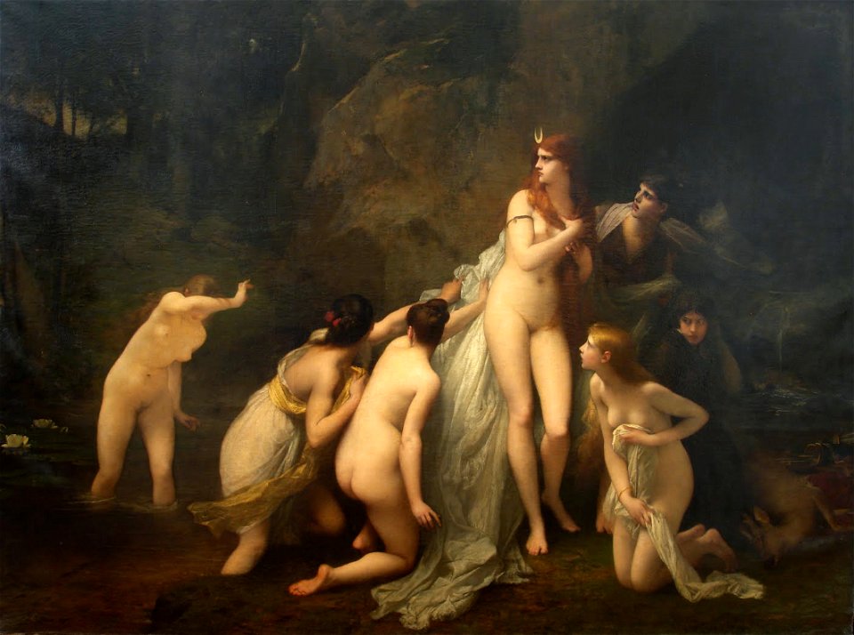 1879 Jules Joseph Lefebvre - Diana surprised