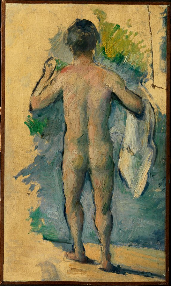 1879, Cézanne, Standing Bather Seen from Behind