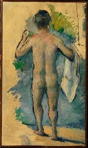 1879, Cézanne, Standing Bather Seen from Behind