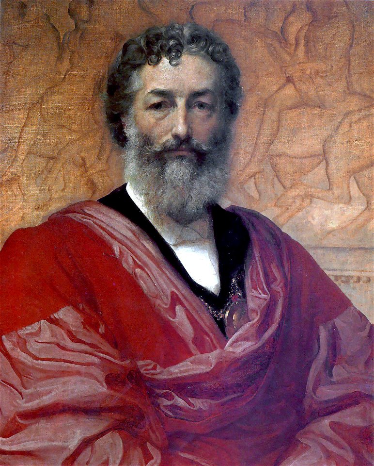1880 Frederic Leighton - Self portraitFXD