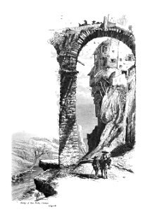 1879, Picturesque Europe, vol III, Bridge of San Pablo, Cuenca