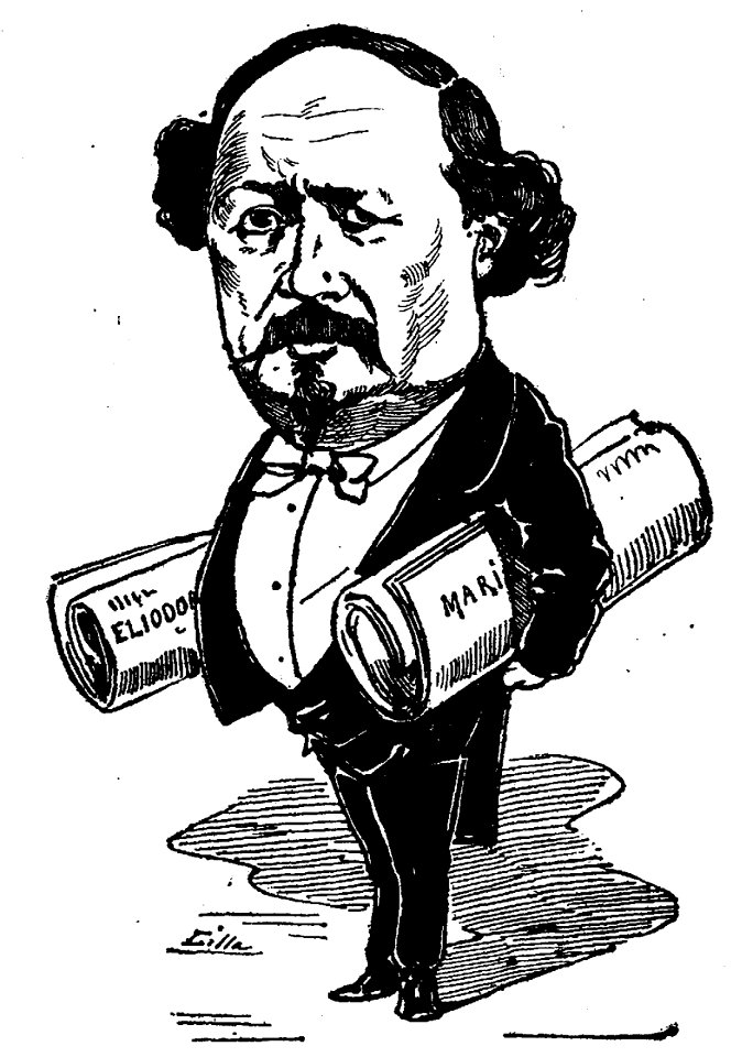 1880-10-03, Madrid Cómico, Emilio Arrieta, Cilla (cropped)