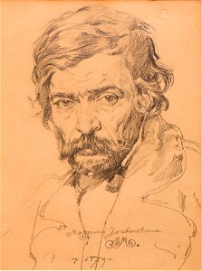 Jan Matejko - Studium portretowe Mariana Gorzkowskiego