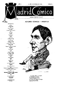 1880-12-19, Madrid Cómico, Francisco Arderius, Cilla