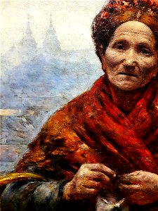 Gierymski Jewish woman (detail) 01