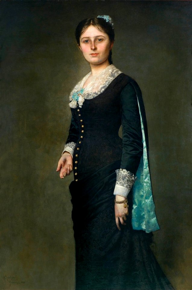 Czachórski - Portret Marii Godlewskiej 1880