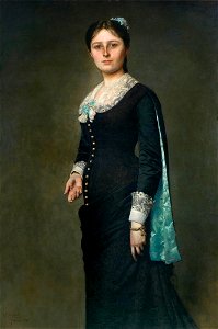 Czachórski - Portret Marii Godlewskiej 1880. Free illustration for personal and commercial use.
