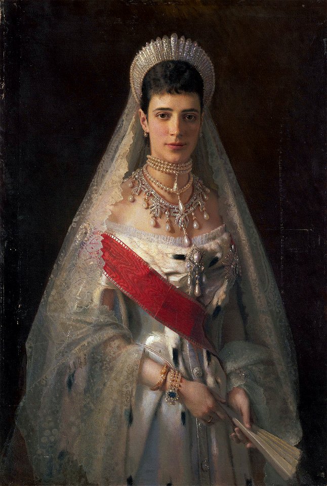 Maria Feodorovna by Kramskoj