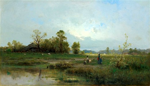 Zygmunt Sidorowicz - Na przechadzce. Spacer