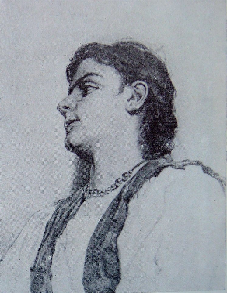 1880Репин.Женщина в украинском костюме. 1880е