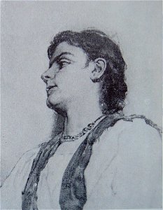 1880Репин.Женщина в украинском костюме. 1880е