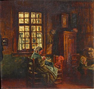 Henri De Braekeleer - The young housekeeper