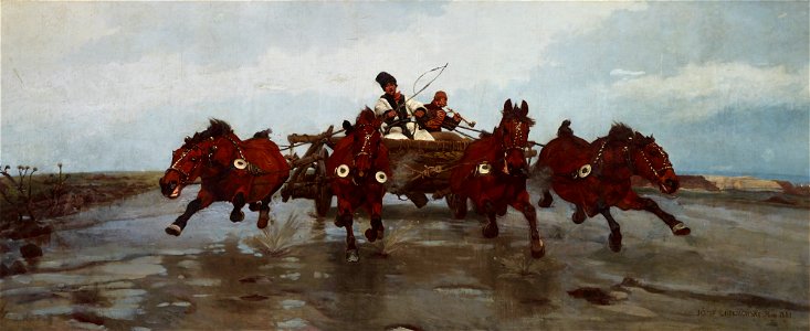 J Chełmoński - Czwórka (1881)