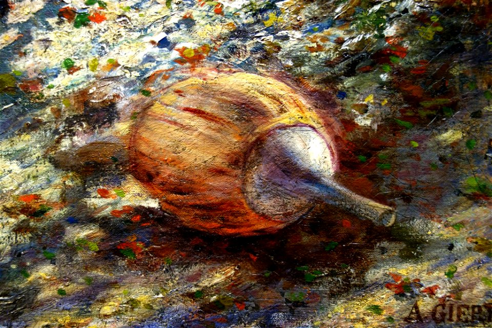 Gierymski In the arbour (detail)