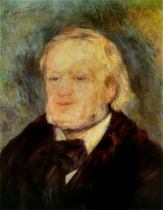 Pierre-Auguste Renoir - Richard Wagner. Free illustration for personal and commercial use.