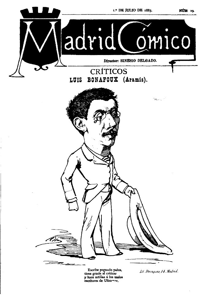 1883-07-01, Madrid Cómico, de Cilla, Luis Bonafoux (Aramis)