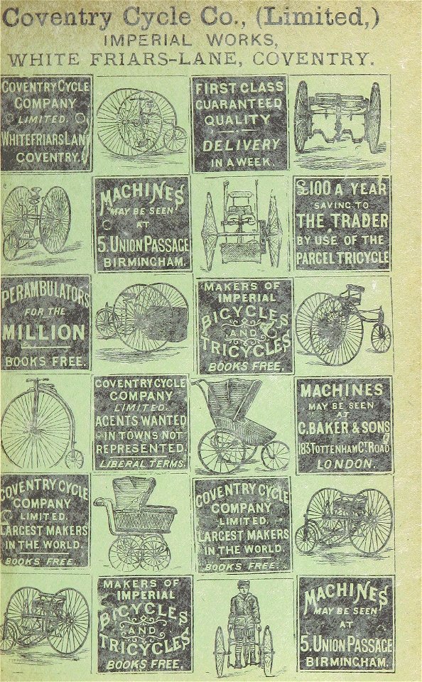 (1884) COVENTRY CYCLE CO