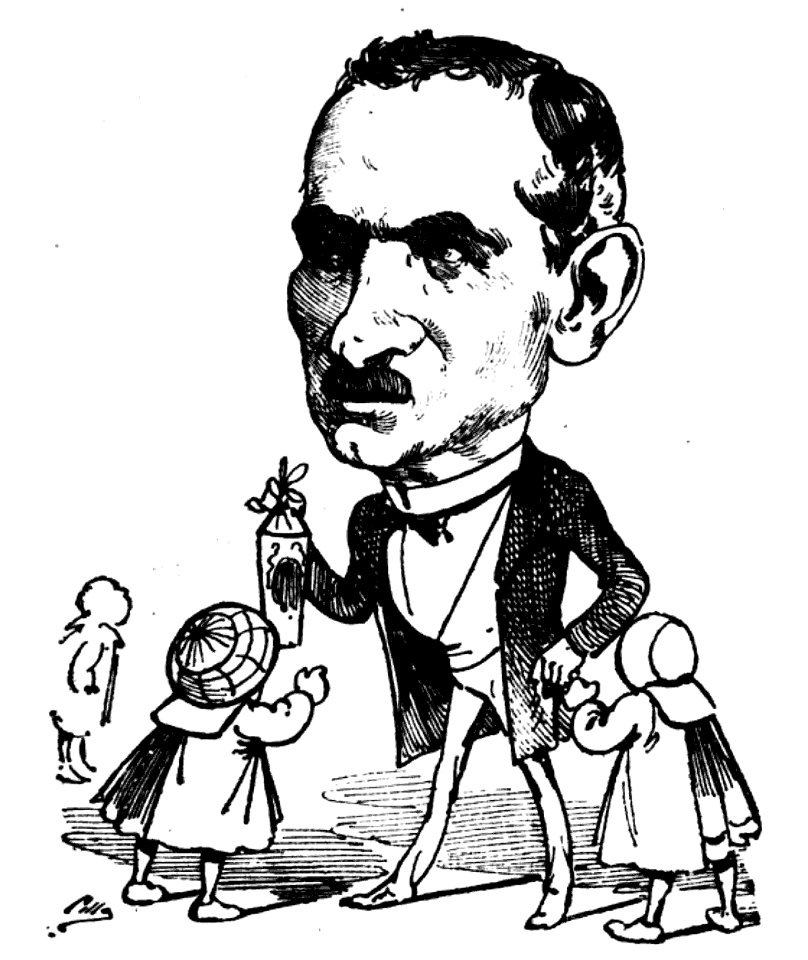 1883-12-16, El Dr. Sangredo, El Dr. Benavente, Cilla (cropped)
