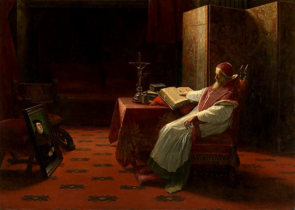 Albrecht De Vriendt - Pope Paul III for the portrait of Luther