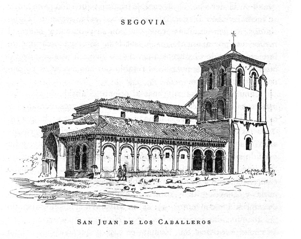 1884, España, sus monumentos y sus artes, su naturaleza e historia, Salamanca, Ávila y Segovia, San Juan de los Caballeros, Segovia, Pascó