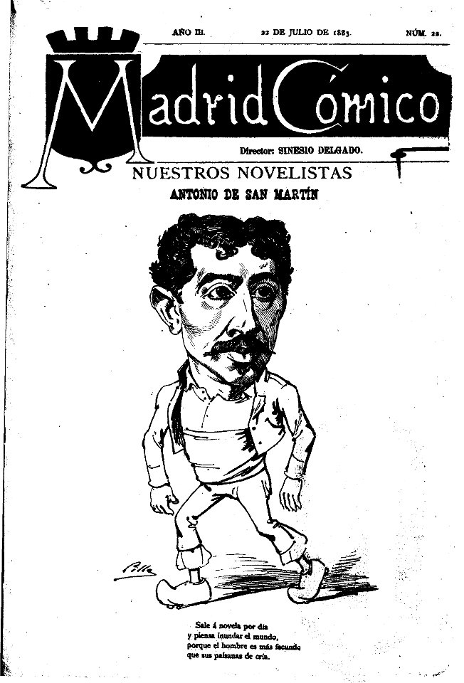 1883-07-22, Madrid Cómico, de Cilla, Antonio de San Martín