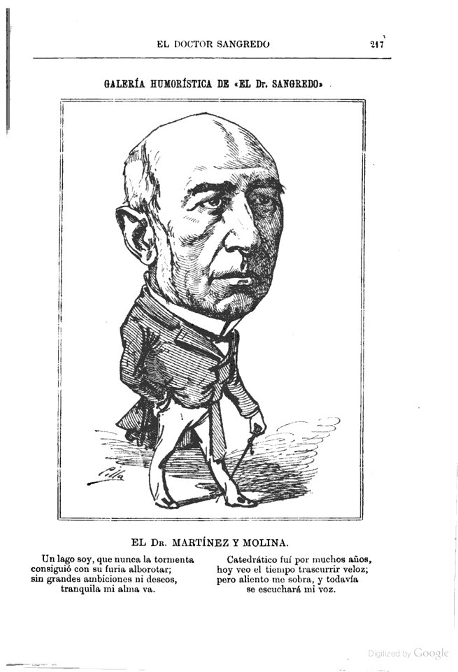 1884-05-01, El Dr. Sangredo, El Dr. Martínez y Molina, Cilla