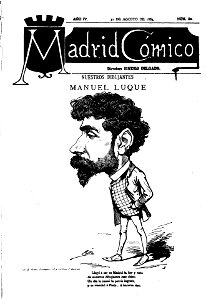 1884-08-31, Madrid Cómico, de Cilla, Manuel Luque