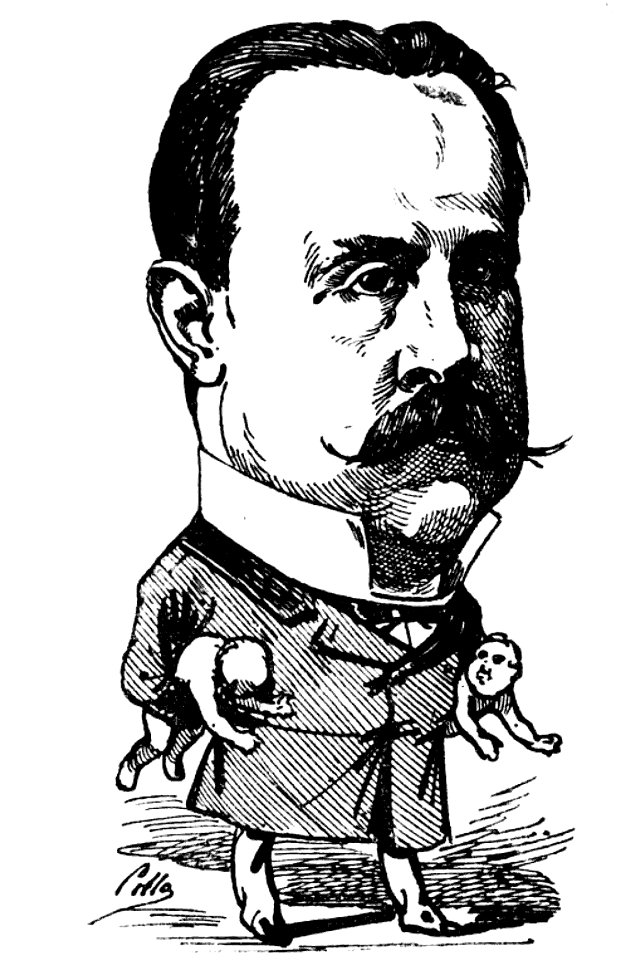 1884-07-01, El Dr. Sangredo, El Dr. Cortejarena, Cilla (cropped)