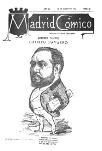 1884-05-18, Madrid Cómico, Calixto Navarro, Cilla