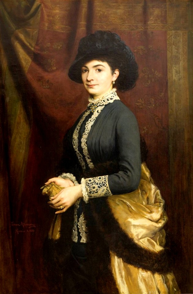 Tadeusz Ajdukiewicz - Portret Antoniny Hoffmanowej 1883