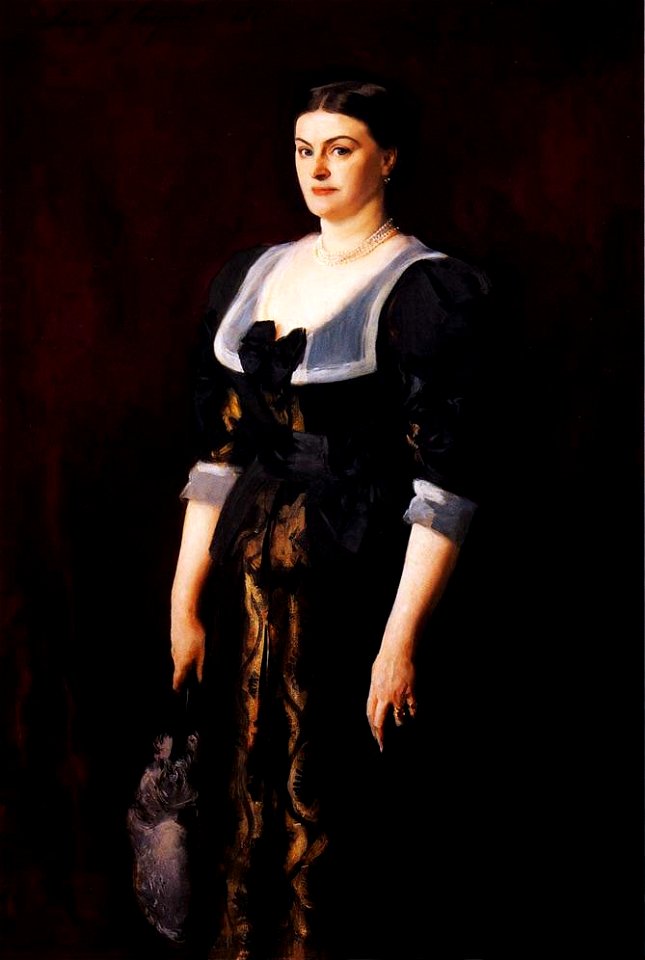 1885 Mrs. Alice Mason oil on canvas 154.9 x 104.1 cm Private Collection