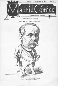 1884-06-29, Madrid Cómico, Teodoro Guerrero, Cilla